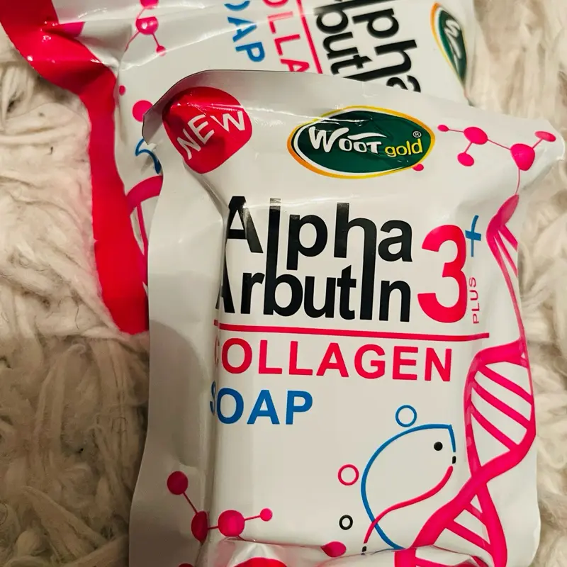 1pc Alpha 3 collagen face soap.super active. Clear dark spots