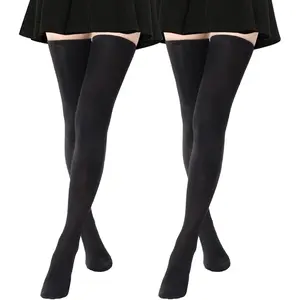 Long Thigh High Socks for Women Striped Over  Thigh Socks Long Boot Thigh High Stockings  Warmers