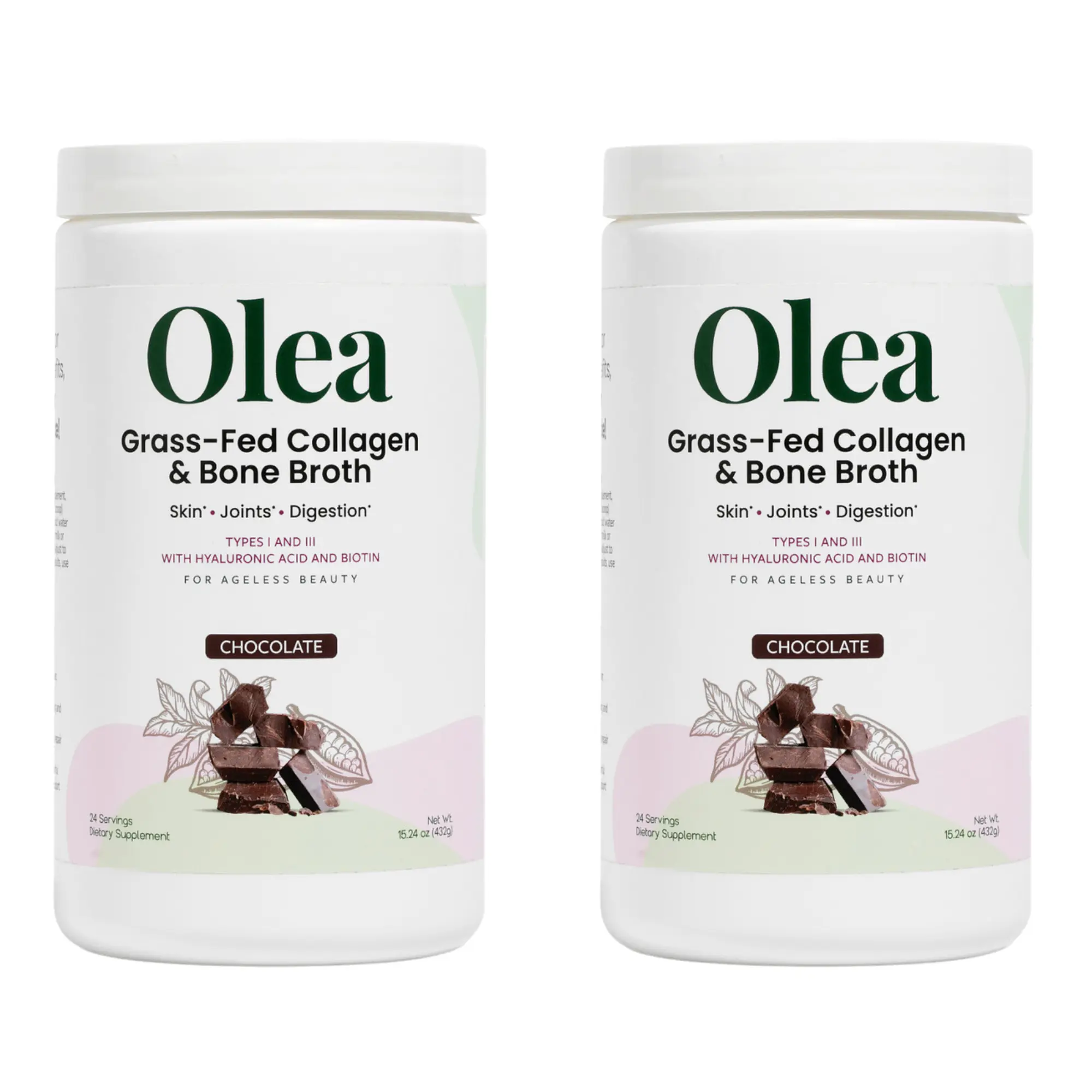 Collagen + Bone Broth Bundle – 2-Pack | Hair, Skin, Nails & Gut Support Beauty Supplement for Women