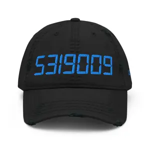 A classic DJ1203 twist on nostalgia. The “5319009” cap brings playful humor, bold blue embroidery, and clean style together. Comfortable, adjustable, and guaranteed to spark a smile — IYKYK