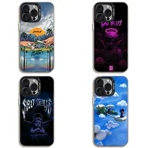 Fashion  J-Junior H Sad Boyz Girlz Simple and Sophisticated Design Phone Case For iPhone 17 16 15 14 13 12 11 Pro Max Plus Air Black Tpu Cover Hoco Christmas and Holiday Best Gifts