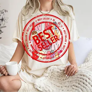 Cute Blue Cartoon Dog Era T-shirt, Mother's Day T-shirt