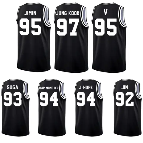 Unisex 2026 Arirang Kpop BT21 Band Breathable Mesh Sleeveless Jersey Tank, Custom Back Birth Year Graphics, Professional Sports Fandom Concert Wear