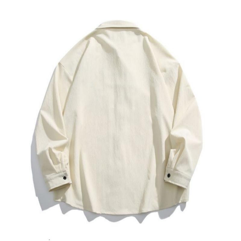 New Chinese-style long-sleeve top featuring bamboo leaf embroidery, a loose fit, frog buttons, design-forward retro high-end feel, and a drapey silhouette—a relaxed casual top with premium quality.