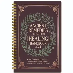 Herbal Cognitive Book, Herbal Therapy Encyclopedia & Plant Profiles, Natural Healing Guide, Home Aromatherapy Gift, Educational Herbal Manual, Guided Journal