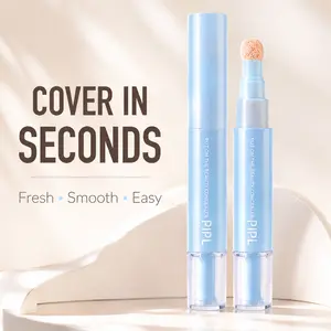 [PIPL]Dual-effect Concealer & Foundation Eye Concealer - 24-hour long-lasting, high-coverage matte finish. Korean pressed powder foundation for a flawless complexion. Covers acne marks, sculpts the nose, and nourishes the skin. Cosmetic