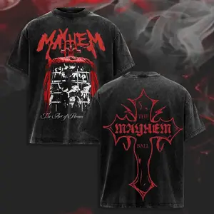 MAYHEM Featuring "Art of Personal Chaos" Pop Queen Mayhem Era Tee, Oversized Heavyweight Cotton, Double Sided Retro Concert Graphic Shirt, Shirts Casual Comfort Cotton Fabric Fit Top , Top Men's and Women's Clothing .