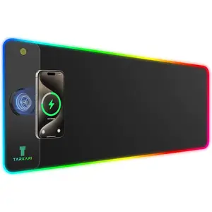 Upgrade Your Desktop with Magnetic Wireless Charging – This 31.5-Inch RGB Gaming Mouse Pad Features a Built-In Charging Zone, Ultra-Smooth Surface, and Waterproof Design, All on a Non-Slip Rubber Base for Total Control