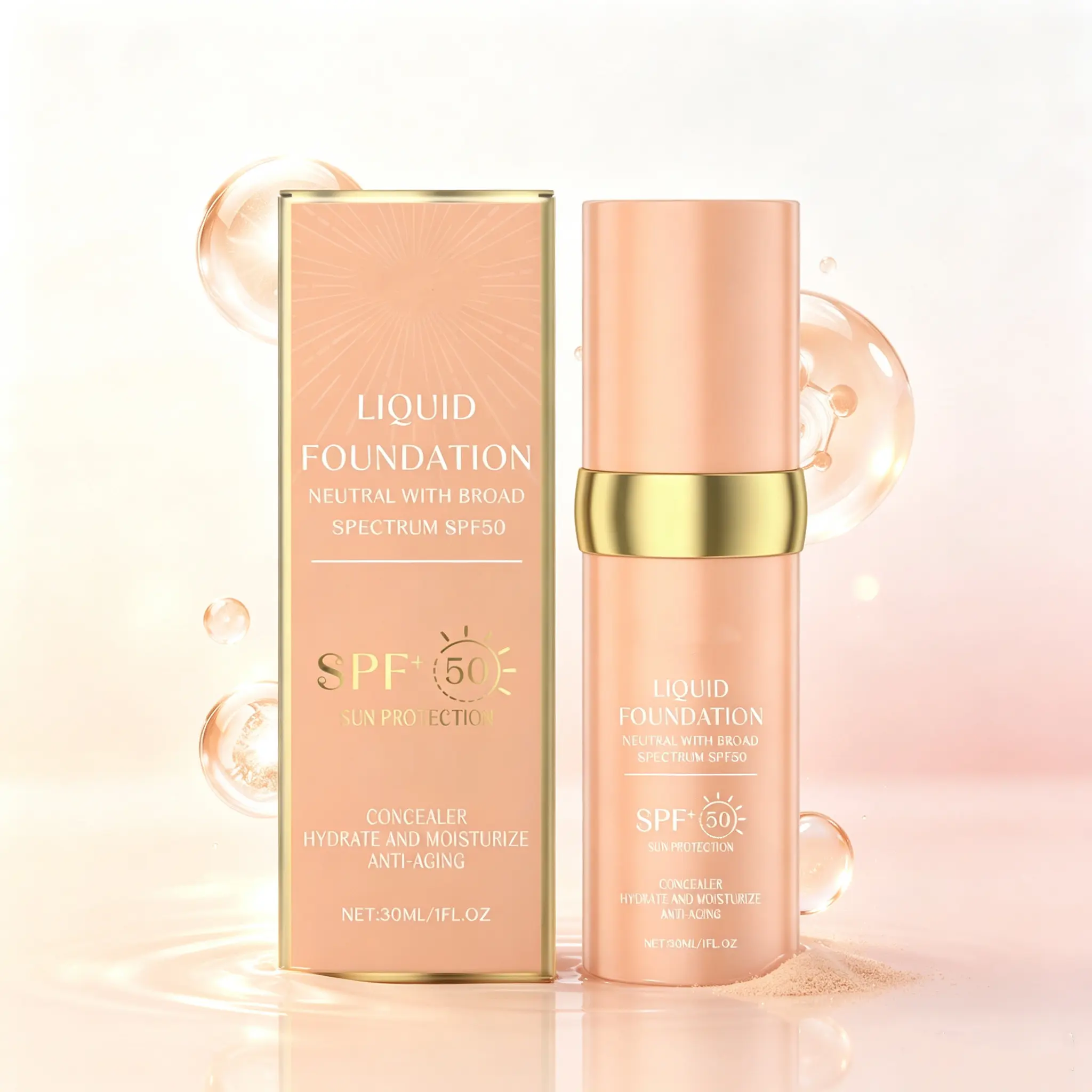 Temperature-Changing Facial Concealer & Base Makeup - Daily, Smooth, Blendable Formula for Flawless Skin Tone Evening and Discoloration Coverage