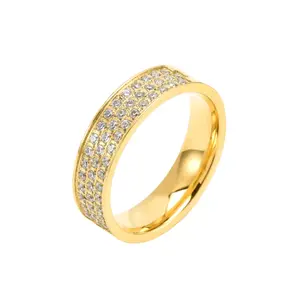Golden Diamond Ring