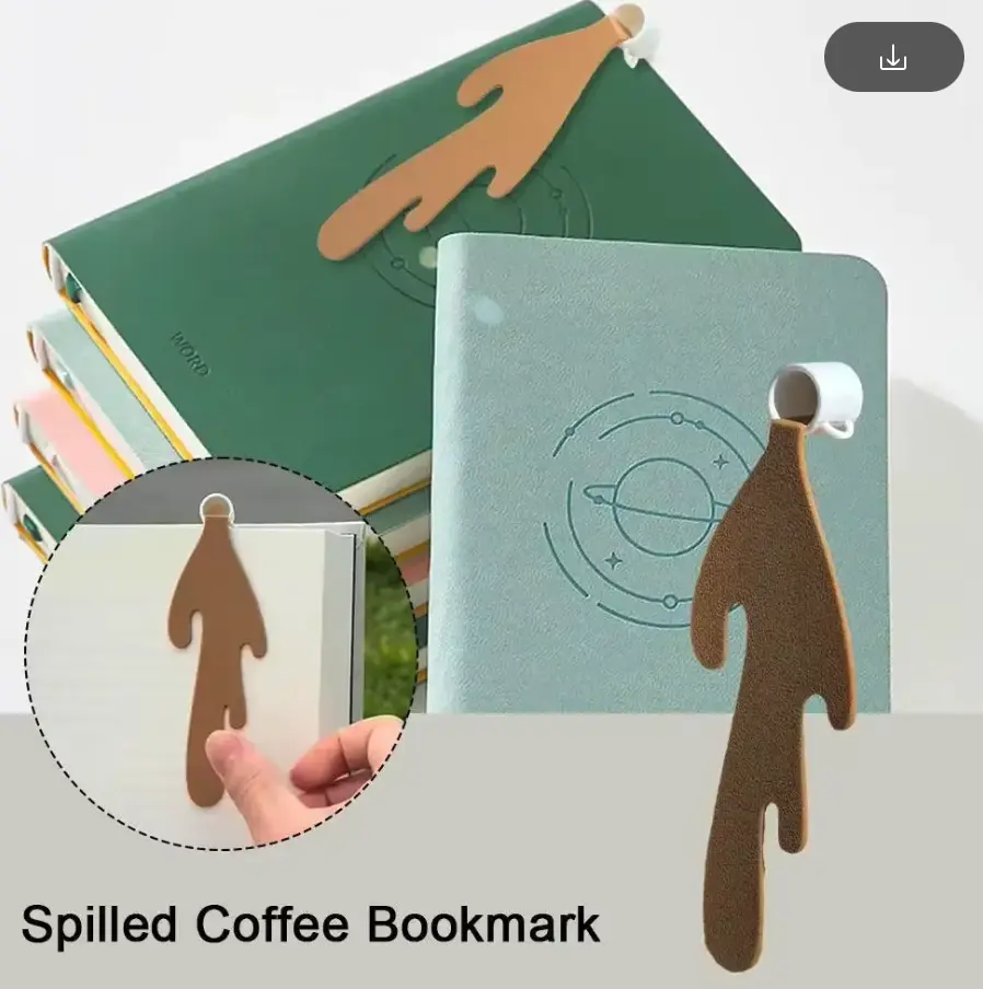Coffee Spill Bookmarks