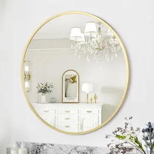 GARVEE Explore the GARVEE Collection of Eco-Friendly Round Mirrors: Ranging from 18 to 48 inches, featuring Matte Black or Brushed Nickel Frames, Easy Installation, and Versatile Designs for Bathrooms, Living Rooms, and More.