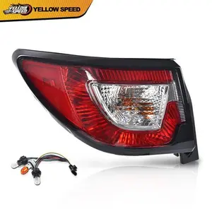 Tail Light Fit For 2013-2017 Chevrolet Traverse Driver Side Halogen With Bulb
