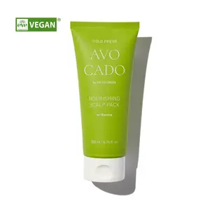 Cold Press AVOCADO Nourishing Scalp Pack by Rated Green, Organic Haircare Mask Conditioner Moisture Shampoo Banana
