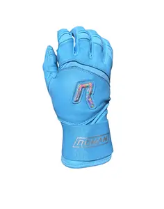 Dingers Series Baby Blue Long Cuff Batting Gloves