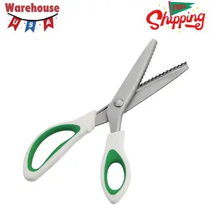 Pinking Shears, 9" Zig Zag Craft Scissors Decorative Edge