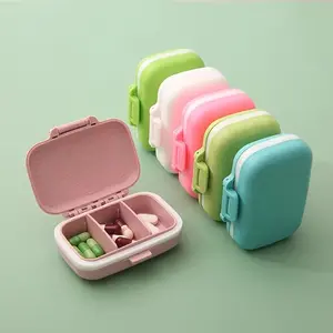 1pcs 3 Grids Travel Portable Pill Case Medicine Storage Drug Dispenser Moisture-proof Pill Box Sundries Container Tablet Organizer Vitamin Organizer