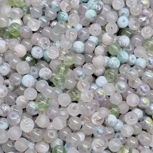 B120ML. Glass/Porcelain Mix Beads for Jewelry Making 120ML/4oz bead mixes  4 Orders for a Bento