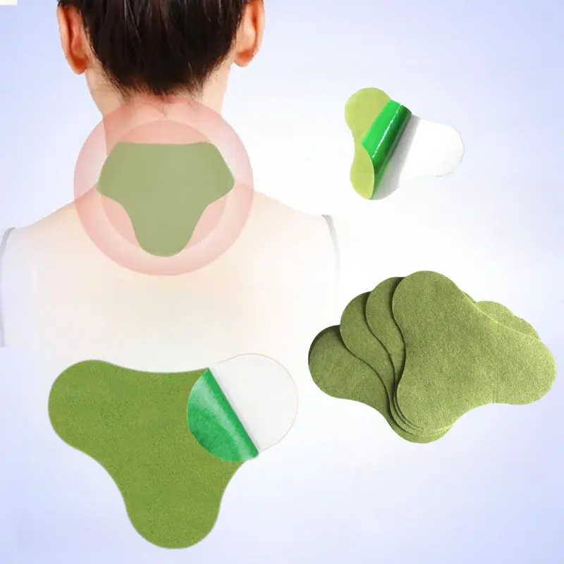 72-Piece Unisex Body-Shaped Tight-Fitting Herbal Wormwood Cervical Natural Cotton Patches - Sports Pain Relief Hot Compress Moxibustion for Adults, Eases Neck, Shoulder, Back, Knee Discomfort, Relaxes Muscles, Improves Blood Circulation