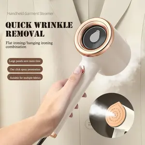 Mini Portable Handheld Garment Steamer - Vertical Fabric Steam Iron, Steamer for Clothing, US Plug Ironing Machine for Travel & Home Use (Home Supplies Appliance)