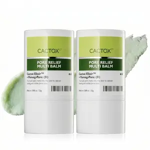 （2pcs）Pore Relief Multi-Balm, with Cactus Cooling for Visible Results Reduces Puffiness Tightens Pores Repairs Skin Moisturizers