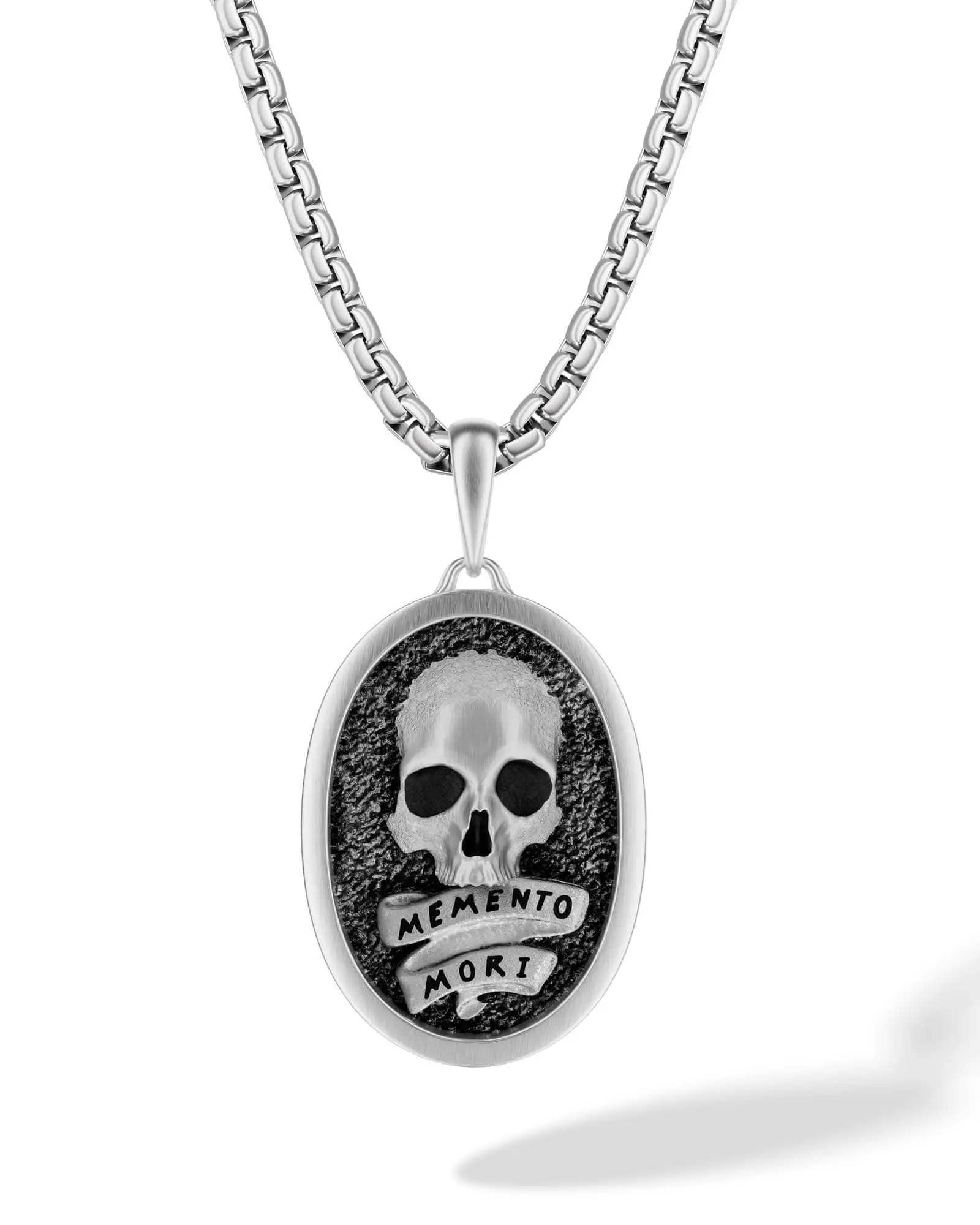 RTZN Memento Mori Pendant Necklace For Men