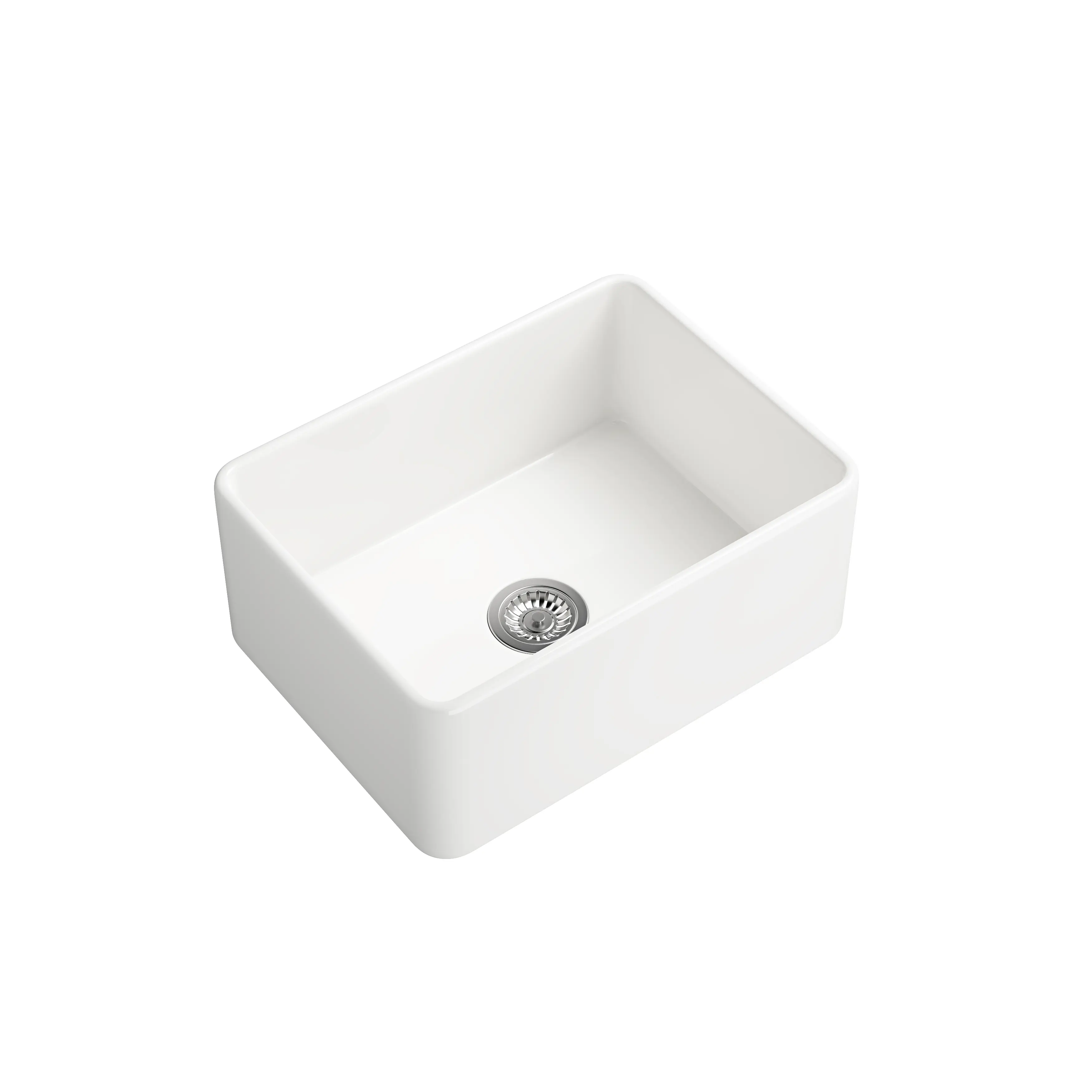 33 Inch White Farmhouse Kitchen Sink Single Bowl Deep Apron Front Undermount Fireclay Ceramic Sink for Laundry Utility Room, Durable Glazed Finish, Easy to Clean, Farmhouse Style, Home Improvement, Home Furniture and Household Product Search