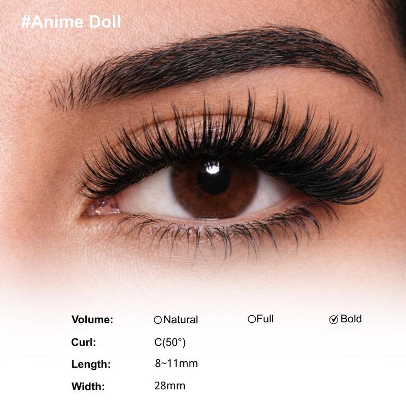 Alashia Soft Magnetic Eyelashes Kit No Glue Reusable Waterproof Easy 3s Wear Lightweight Comfortable & Secure Set