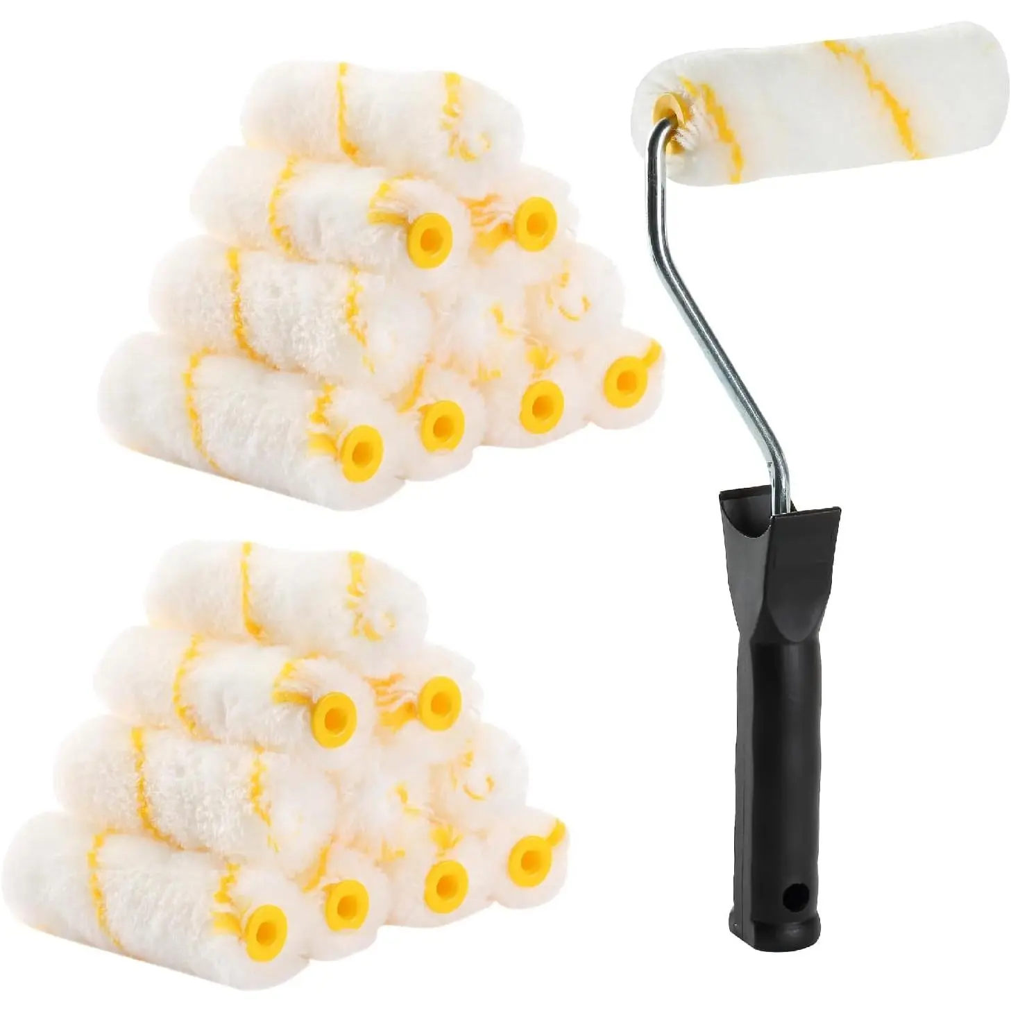 -  Rollers, 4 inch  Roller with 20 Covers, Small  Roller,  Roller Covers, Mini  Roller,  Roller 4 Inch, Mini Rollers for Painting,  Rollers 4 Inch