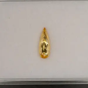 Natural Brazilian Imperial Topaz Pear Cut Loose Gem ~1.63cts - Rare Earth-Mined Gemstone