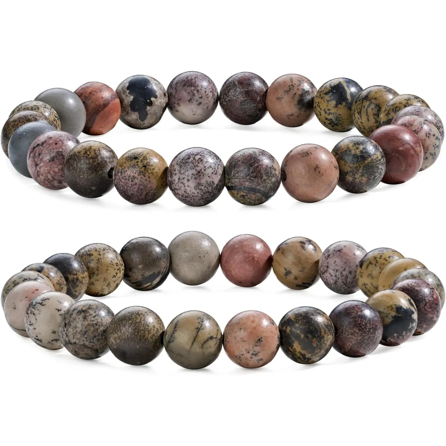 8mm Dendritic Jasper (Stability & Growth)