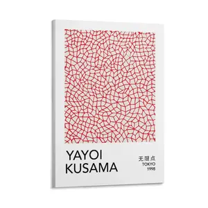 Transform Your Kitchen Or Bedroom with Yayoi Kusama Art—modern Japanese Wall Decor for Bold Interiors. Poster Canvas Wall Art For Bedroom Decor Bar Office Room Decor Gift