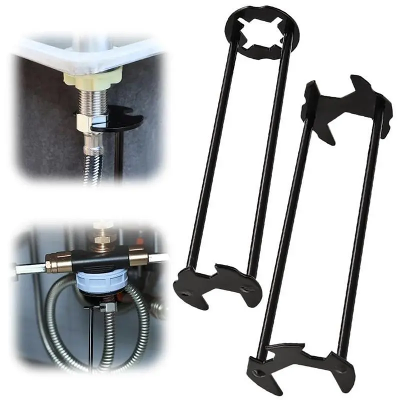 2026 New Multifunctional Spanner Wrench, Adjustable Durable Plumbing Tool, Portable Sink & Faucet Tool for Kitchen Installation, Bathroom Use (A+B)
