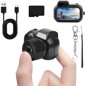 Y3000 Kids Mini Camera, 1080P Cute Keychain Toy Camera for Boys & Girls, Lightweight & Easy to Use, Adorable Children’s Digital Camera, Ideal Children’s Day Gift