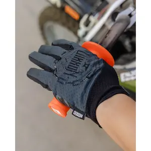 Chains Moto Gloves - Gray