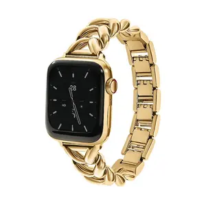 Goldenerre Herringbone Apple Watch Band in Gold