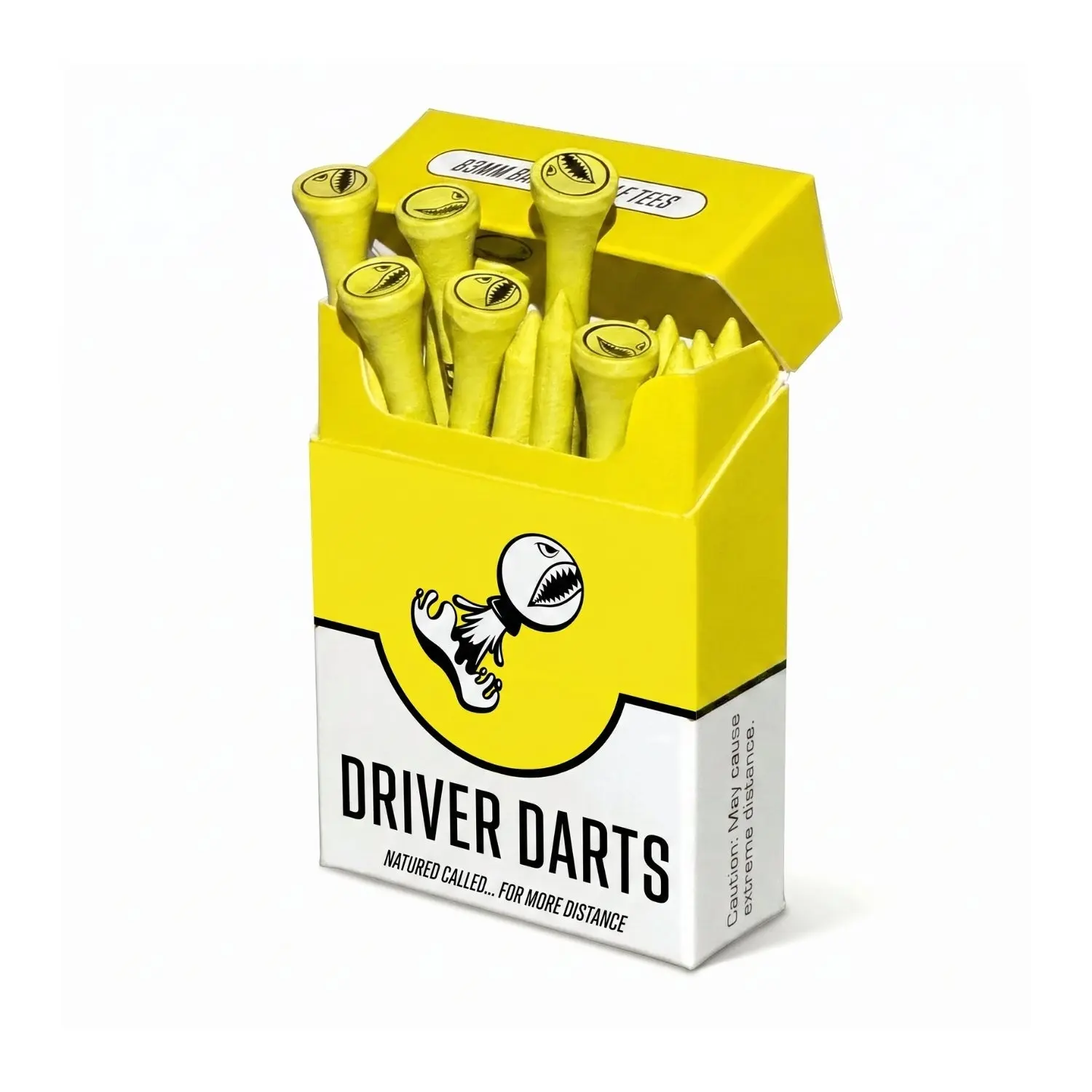 PISS MISSILE Driver Golf Tees - 18 Premium Bamboo, 83mm Golf Equipment