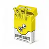 PISS MISSILE Dart-Style Golf Tees - 18 Premium Durable Bamboo Golf Supply, 83mm for Tee Box Use