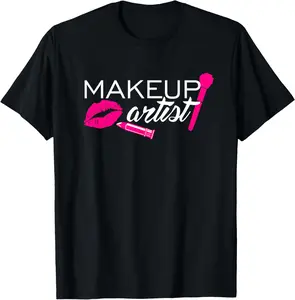 100% cotton Unisex Makeup Artist T-Shirt Professional Cosmetic Beautician Gift T-Shirt
