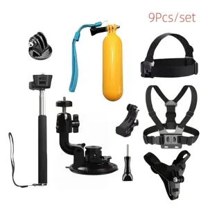 For GoPro Accessories Set for Go Pro Hero 13 12 11 10 9 8 7 6 5 4 Black Mount for DJI Insta360 for Sjcam Action Camera