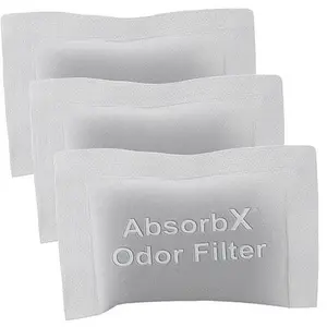 Halo AbsorbX Odor Filters for Trash Cans and Recycle Bins 3-Pack
