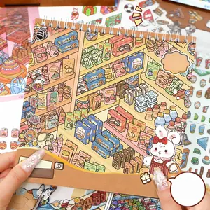26 Sheets/book Decorative Sticker Set, Ideal for Organizing Supermarket Merchandise, Enhances Daily Hand Account & Stationery Decoration, Scrapbooking