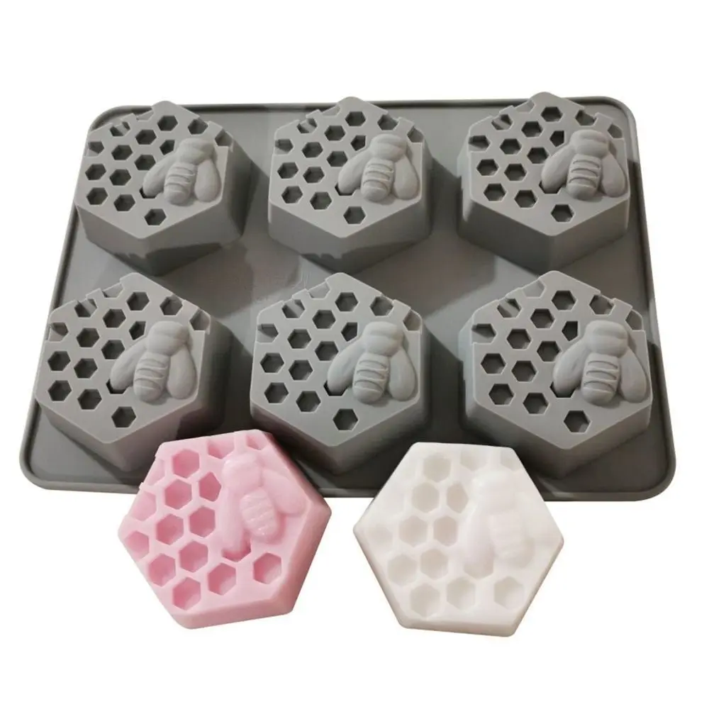 Honeycomb Mold, Reusable Mold, Food Grade Silicone Molds for Chocolate Mousse, Ice Cube, Jell-O, Soap Making, Handmade Candles, Easy Release Baking Tools, Silicone Candy Molds