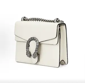 Pre-owned GUCCI Dionysus Mini Bag with Crystal Tiger Head HardwareGUCCI