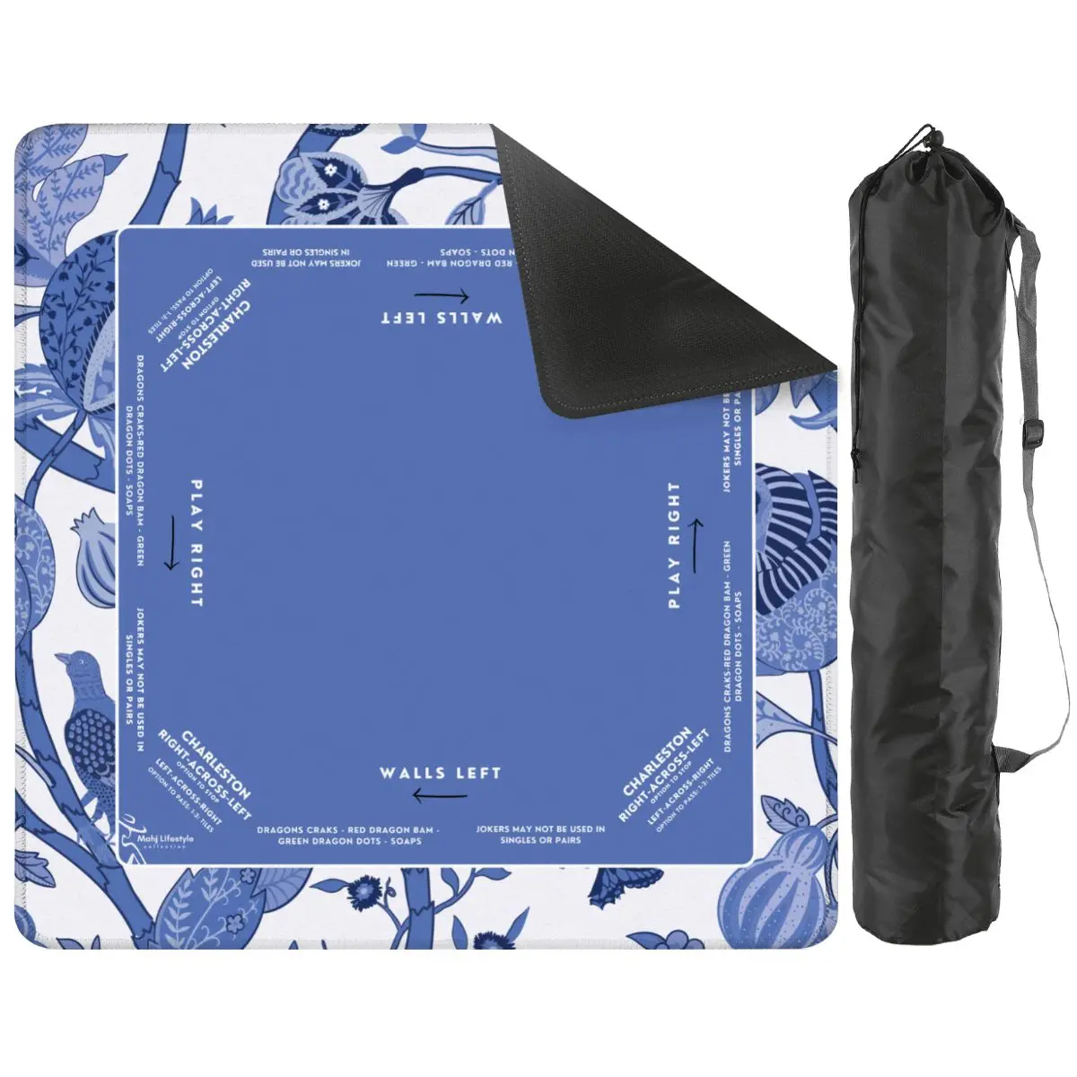 Blue Butterfly Mat 31.5x 31.5 - Smooth Surface for Great Game Night Experiences