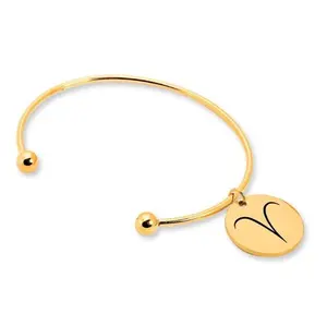 Customized Zodiac Bracelet Personalized Bangle for Her Fashionable Love Accessories and Unique Gift for Husband Boyfriend Dad Mom and Friend