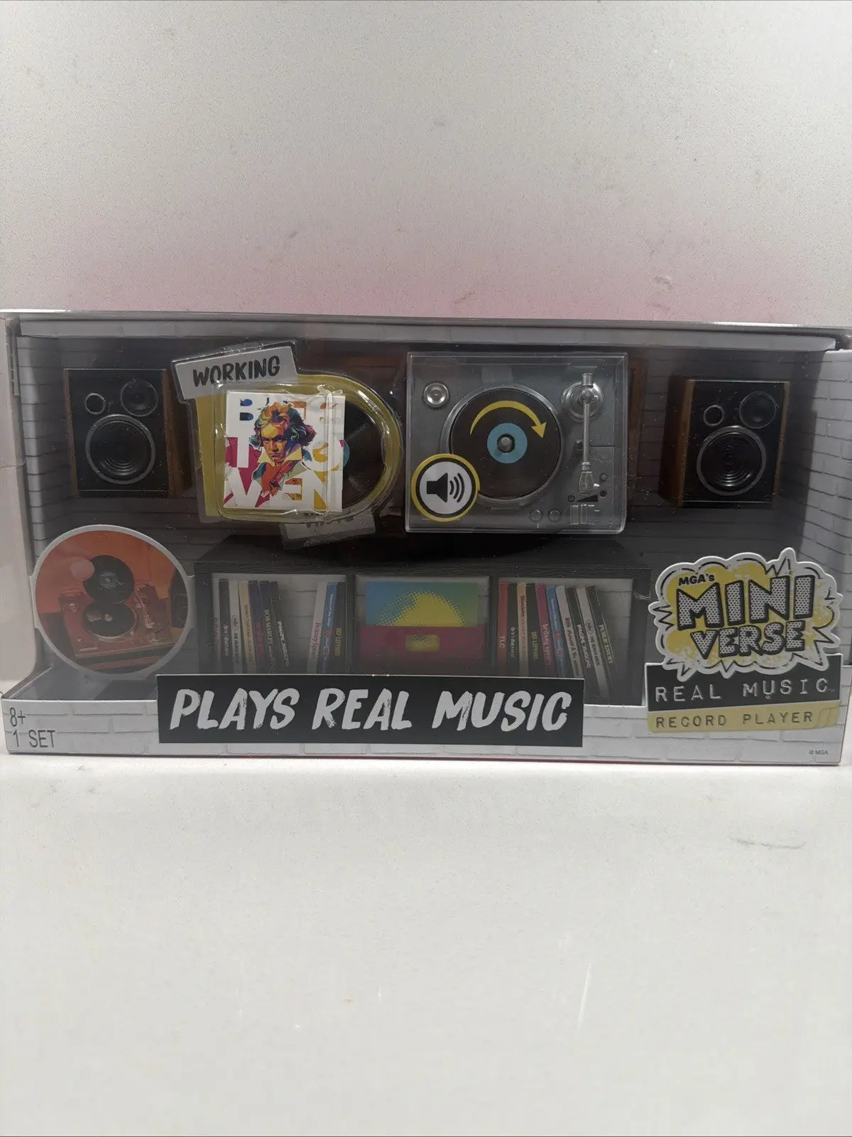 MGA's Miniverse Authentic Vinyl Record Player