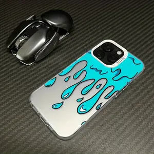 Phone Case - High-End Blue Pattern Design Is Suitable for Iphone 17, 16, 16Plus, 16Pro, 16Promax, 16E, for Iphone 15, 15Plus, 15Pro, 15Promax, 14, 14Plus, 14Pro, 14Promax, 13, 13Pro, 13Promax, 12, 12Pro, 12Promax, 11, 11Pro Max, 7, 8, X, XS