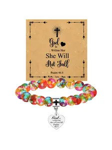 Mother's Day & Easter Cross Bracelet for Women, Perfect Charm Jewelry for Daughters, Birthdays, Grandmas, Aunts, Nieces, Friends