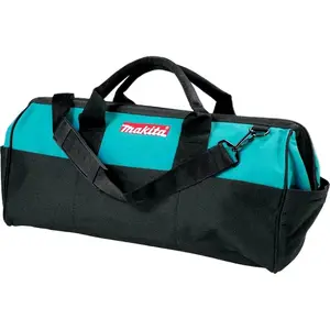 Makita 20 in. Contractor Tool Bag - Durable Teal & Black Design for Easy Organization and Transport